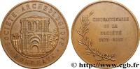 FRANKREICH Médaille, Cinquantenaire de la Société archéologiq HISTOIRE ET ARCHÉOLOGIE 33 - Bordeaux 1923 (50,5mm, 71,96g, 12h) -