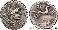 THE REPUBLIC (280 BC to 27 BC) Denier serratus POMPONIA Narbonne 118 AC. (20mm, 3,82g, 7h) -