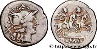 THE REPUBLIC (280 BC to 27 BC) Denier RÖMISCHE REPUBLIK - ANONYM Rome c. 211-206 AC. (20,5mm, 3,73g, 9h) -