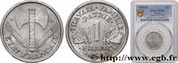 FRANKREICH 1 franc Francisque, légère ETAT FRANÇAIS Beaumont-Le-Roger 1943 (23mm, 1,30g, 6h) -
