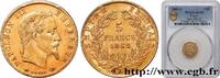 FRANKREICH 5 francs or Napoléon III, tête laurée ZWEITES KAISERREICH Paris 1862 (17mm, 1,61g, 6h) -