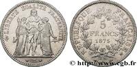 FRANKREICH 5 francs Hercule, petit A DRITTE FRANZOSISCHE REPUBLIK Paris 1875 (37mm, 24,88g, 6h) -