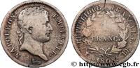 FRANKREICH 1 franc Napoléon Ier tête laurée, République franç GESCHICHTE FRANKREICHS Strasbourg 1808 (23mm, 4,77g, 6h) -
