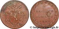VATIKANSTAAT UND KIRCHENSTAAT 1 Baiocco frappé au nom de Pie VIII an I VATIKANSTAAT UND KIRCHENSTAAT Rome 1829 (32mm, 12,37g, 12h) -