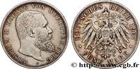 ALLEMAGNE - ROYAUME DE WURTTEMBERG - GUILLAUME II 5 Mark ALLEMAGNE - ROYAUME DE WURTTEMBERG - GUILLAUME II Stuttgart 1907 (38mm, 27,69g, h) -