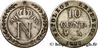 FRANKREICH 10 cent. à l'N couronnée GESCHICHTE FRANKREICHS Paris 1809 (18mm, 1,95g, 6h) -
