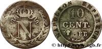 FRANKREICH Faux de 10 cent. à l'N couronnée GESCHICHTE FRANKREICHS Strasbourg 1808 (18mm, 1,79g, 6h) -