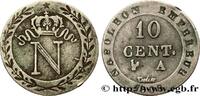FRANKREICH Faux de 10 cent. à l'N couronnée GESCHICHTE FRANKREICHS Paris 1808 (19mm, 1,72g, 6h) -