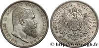 ALLEMAGNE - ROYAUME DE WURTTEMBERG - GUILLAUME II 5 Mark ALLEMAGNE - ROYAUME DE WURTTEMBERG - GUILLAUME II Stuttgart 1904 (38mm, 27,76g, 12h) -