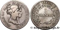 ITALIEN - FÜRSTENTUM LUCQUES UND PIOMBINO - FÉLIX 5 Franchi ITALIEN - FÜRSTENTUM LUCQUES UND PIOMBINO - FÉLIX BACCIOCHI AND ELISA BONAPARTE Florence 1808 (37mm, 24,61g, 6h) -