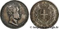 ITALIEN - KÖNIGREICH SARDINIEN - KARL ALBERT 5 Lire ITALIEN - KÖNIGREICH SARDINIEN - KARL ALBERT Turin 1835 (37mm, 24,76g, h) -