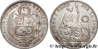 PERU 1 Sol “Liberté” assise PERU 1869 (37,5mm, 24,93g, 6h) -