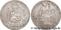 PERU 1 Sol Liberté assise PERU Lima 1881 (37,5mm, 24,78g, 6h) -