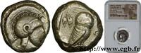 Archaïc 2 (550 BC to 480 BC) Tétradrachme ATTIQUE - ATHÈNES Athènes c. 500-480 AC. (21mm, 17,51g, 7h) -