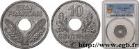FRANKREICH 10 centimes État français, grand module ETAT FRANÇAIS Paris 1941 (21mm, 2,5g, 6h) -