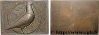 FRANKREICH Plaque, Société colombophiles ANIMAUX n.d. (59,50mm, 59,2g, 12h) -