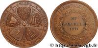 FRANKREICH Médaille, Société industrielle d’Amiens INDUSTRIE LOURDE 80 - Amiens 1911 (36mm, 31,3g, 12h) -