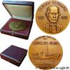 FRANKREICH Médaille, Claude Bernard, Paquebot de la compagnie MER ET MARINE : PAQUEBOTS, NAVIRES, BATEAUX 1950 (50,5mm, 63,38g, 12h) -