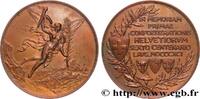 FRANKREICH Médaille, 6e centenaire de la première alliance pe SUISSE - CONFÉDÉRATION HELVÉTIQUE 1891 (68mm, 144,40g, 12h) -