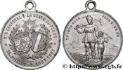 FRANKREICH Médaille, Tir cantonal TIR ET ARQUEBUSE Suisse, La Chaux-de-Fonds 1886 (38,5mm, 13,26g, 12h) -
