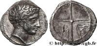 FRANKREICH Obole MA, tête à droite - coiffure en cœur MASSALIEN - MARSEILLES Marseille (13) c. 350-220 AC. (11mm, 0,75g, 1h) -