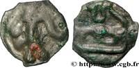 FRANKREICH Potin “au mannequin” et au taureau à gauche GALLIEN - NORDGALLIEN - ÆDUI (BIBRACTE, Region die Mont-Beuvray) Autun (71) Ier siècle avant J.-C. (20mm, 4,08g, 4h) -