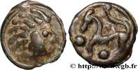 FRANKREICH Potin à la tête “d’indien” GALLIEN - SENONES (Region die Sens) Sens (89) c. avant 52 AC. (18mm, 3,82g, 3h) -