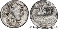 THE REPUBLIC (280 BC to 27 BC) Denier MINUCIA Rome 122 AC. (19mm, 3,35g, 12h) -
