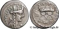 THE REPUBLIC (280 BC to 27 BC) Denier PLAETORIA Rome 67 AC. (18mm, 3,63g, 5h) -