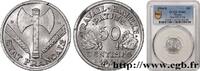 FRANKREICH 50 centimes Francisque, légère ETAT FRANÇAIS Beaumont-Le-Roger 1944 (18 mmmm, 0,70g, 6h) -