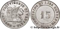 ITALIE - RÉPUBLIQUE DE VENISE 15 Centesimi Gouvernement provisoire de Venise ITALIE - RÉPUBLIQUE DE VENISE Venise - V 1848 (18mm, 1,52g, 6h) -