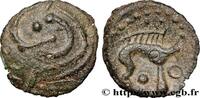 FRANKREICH Bronze “au clown” et au sanglier GALLIEN - AULERCI EBUROVICES (Region die Évreux) Évreux (27) c.60-50 AC. (14,5mm, 1,04g, 2h) -