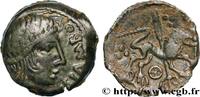FRANKREICH Bronze du type de CISIAMBOS au lion LEXOVII (Area of Lisieux) c. 50-40 AC. (16mm, 3,33g, 12h) -