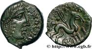 FRANKREICH Bronze LIXOVIATIS au cheval et à la rouelle LEXOVII (Area of Lisieux) Ier siècle avant J.-C. (16mm, 3,04g, 9h) -