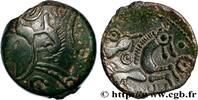 FRANKREICH Hémistatère au sanglier en bronze GALLIEN - AULERCI EBUROVICES (Region die Évreux) Évreux (27) c. 60-50 AC. (17mm, 3,44g, 6h) -
