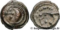 FRANKREICH Potin au sanglier enseigne, revers à l’annelet poi GALLIEN - AULERCI EBUROVICES (Region die Évreux) Évreux (27) c. 60-50 AC. (16mm, 2,84g, 3h) -