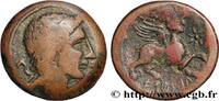 FRANKREICH Unité de bronze ou as au pégase SPANIEN - IBERICO - CASTULO/KASTILO (Provinz des Jaen/Calzona) c. 150 AC (27,5mm, 17,48g, 5h) -