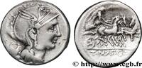 THE REPUBLIC (280 BC to 27 BC) Denier CLAUDIA Rome 111-110 AC. (17,5mm, 3,79g, 9h) -