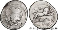 THE REPUBLIC (280 BC to 27 BC) Denier THORIA Rome 105 AC. (21,5mm, 3,78g, 12h) -