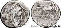 THE REPUBLIC (280 BC to 27 BC) Denier RUBRIA Rome 87 AC. (17mm, 3,65g, 7h) -