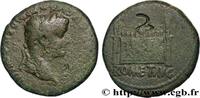 THE JULIO-CLAUDIANS (27 BC to 69 AD) As à l'autel de Lyon TIBERIUS Lyon c. 12-14 AD. (23,5mm, 10,41g, 7h) -