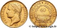 FRANKREICH 40 francs Napoléon Ier tête laurée, République fra GESCHICHTE FRANKREICHS Lille 1808 (26mm, 12,82g, 6h) -
