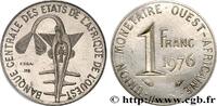 WESTAFRIKANISCHE LÄNDER Essai de 1 Franc WESTAFRIKANISCHE LÄNDER Paris 1976 (15mm, 2,01g, 6h) -
