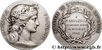 FRANKREICH Médaille de récompense ENSEIGNEMENT 1946 (50,5mm, 68,43g, 12h) -