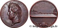 FRANKREICH Médaille, Inauguration du Pont de Thionville PONTS 1846 (68mm, 197,10g, 12h) -