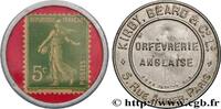 BRIEFMARKENKAPSELGELD Timbre 5 Centimes BRIEFMARKENKAPSELGELD Paris n.d. (32,5mm, 1,01g, 7h) -