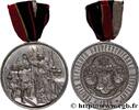 FRANKREICH Médaille, 5e Tir fédéral allemand TIR ET ARQUEBUSE Allemagne, Stuttgart 1875 (67mm, 31,81g, 12h) -
