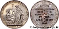 FRANKREICH Médaille, Collège royal de Louis-le-Grand ENSEIGNEMENT 1841 (37,5mm, 24,71g, 12h) -