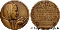 FRANKREICH Médaille, Syndicat national du commerce en gros de ENTREPRISES, INDUSTRIES ET COMMERCES DIVERS 1950 (49,5mm, 63,50g, 12h) -
