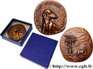 FRANKREICH Médaille, Le Sloughi ANIMAUX Monnaie de Paris 1974 (47,5mm, 95,90g, 12h) -